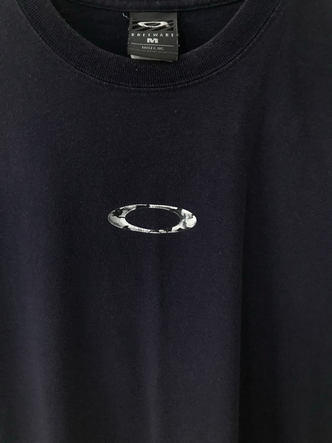 오클리 카모 빅로고 네이비 반팔 티셔츠  상품이미지4