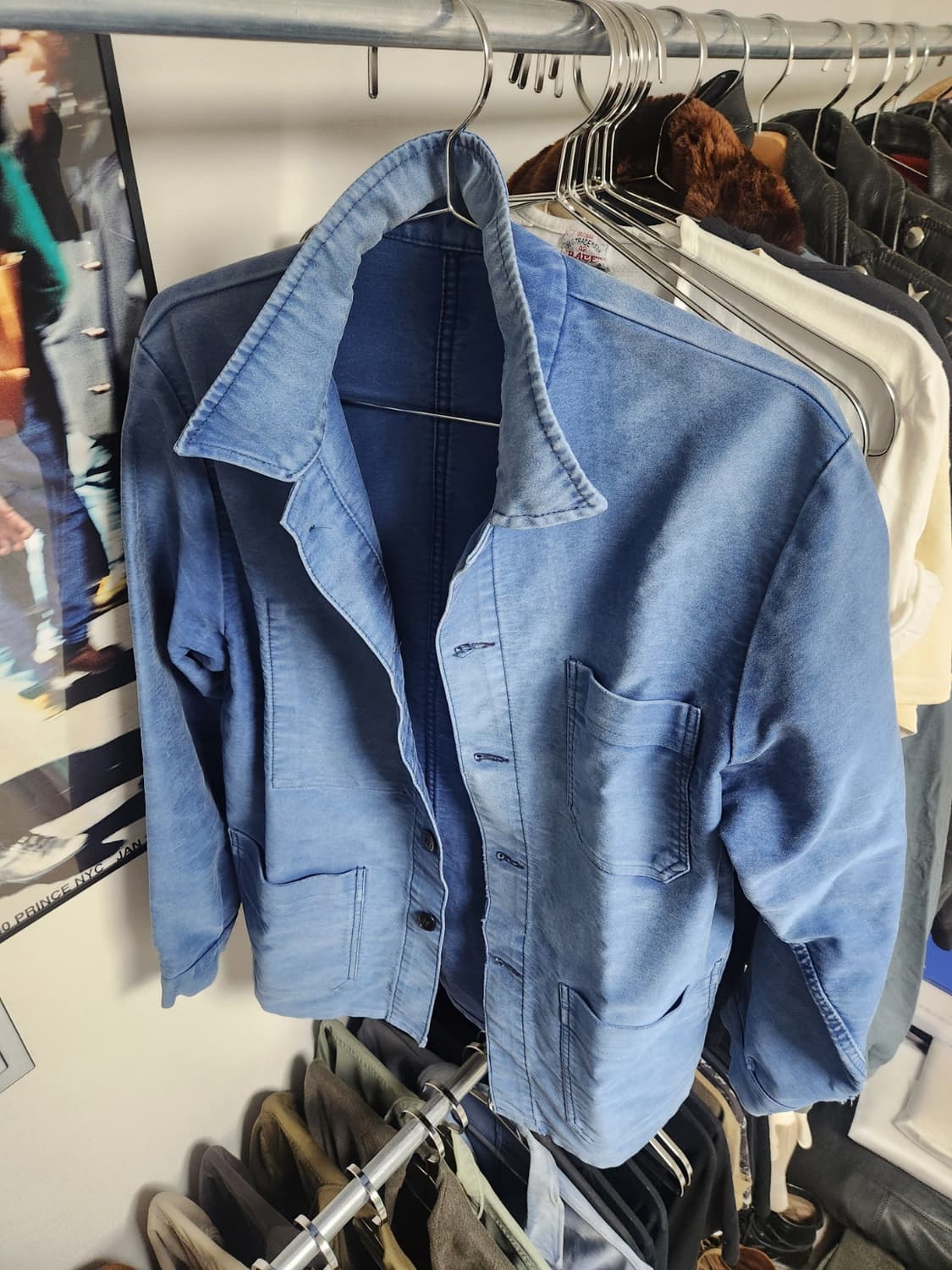 70s French Moleskin Work Jacket 상품이미지1