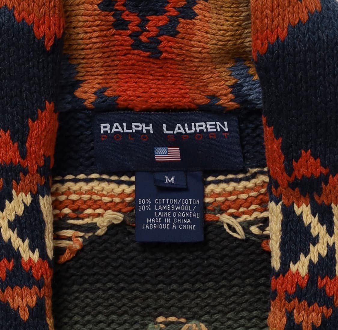 폴로 랄프로렌 아즈텍 패턴 숄카라 니트 가디건 상품이미지2