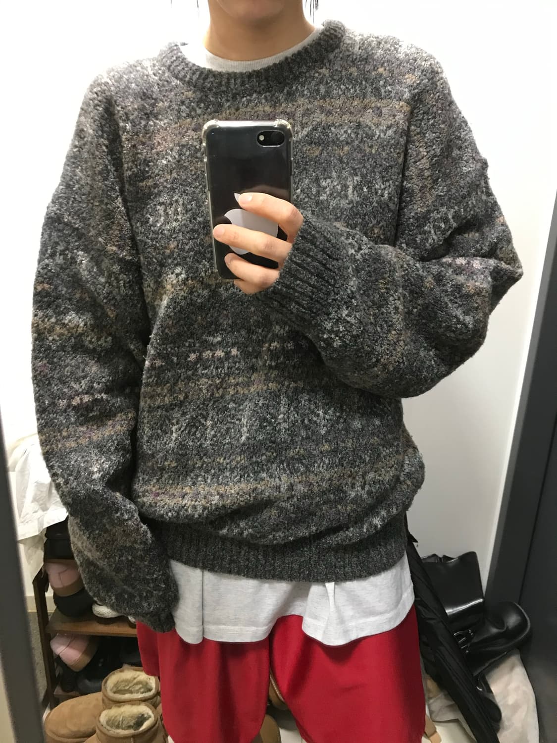 빈티지 노르딕 팬턴 니트 상품이미지2