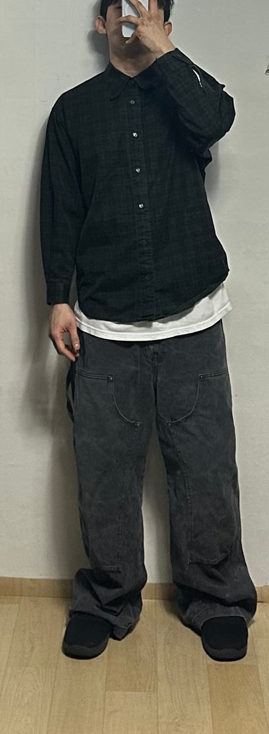 베르사체 체크 셔츠 상품이미지5