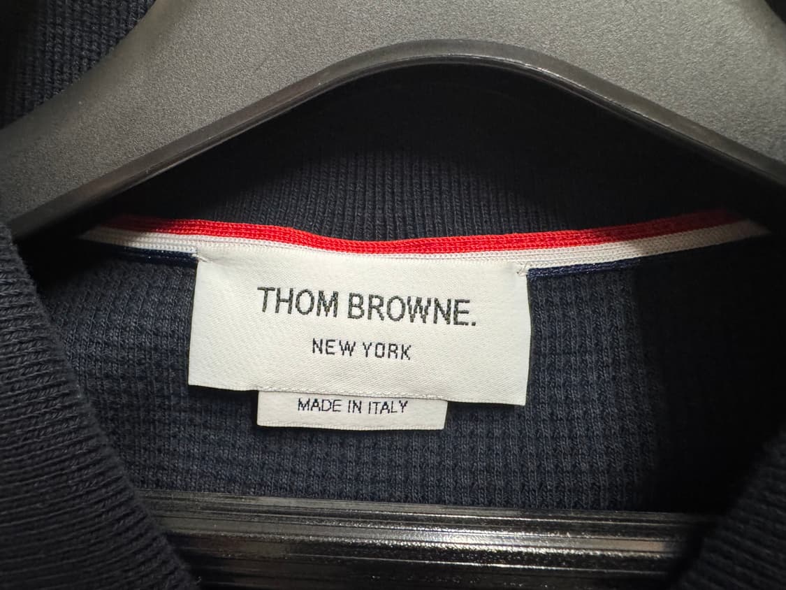 톰브라운 와플 pk 셔츠 네이비 3 상품이미지4