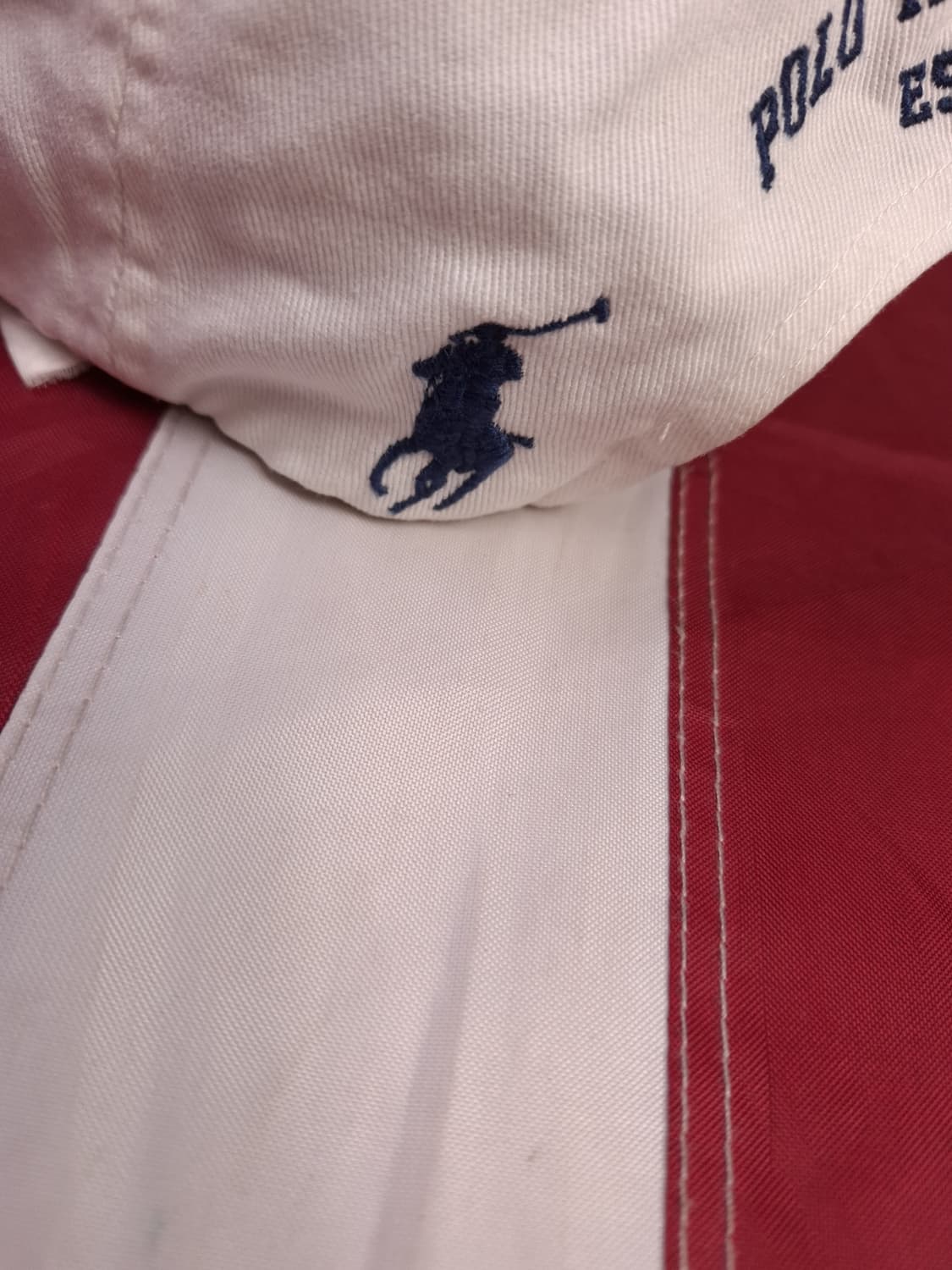 오리지날 90's 폴로 랄프로렌 성조기 화이트 볼캡 상품이미지6