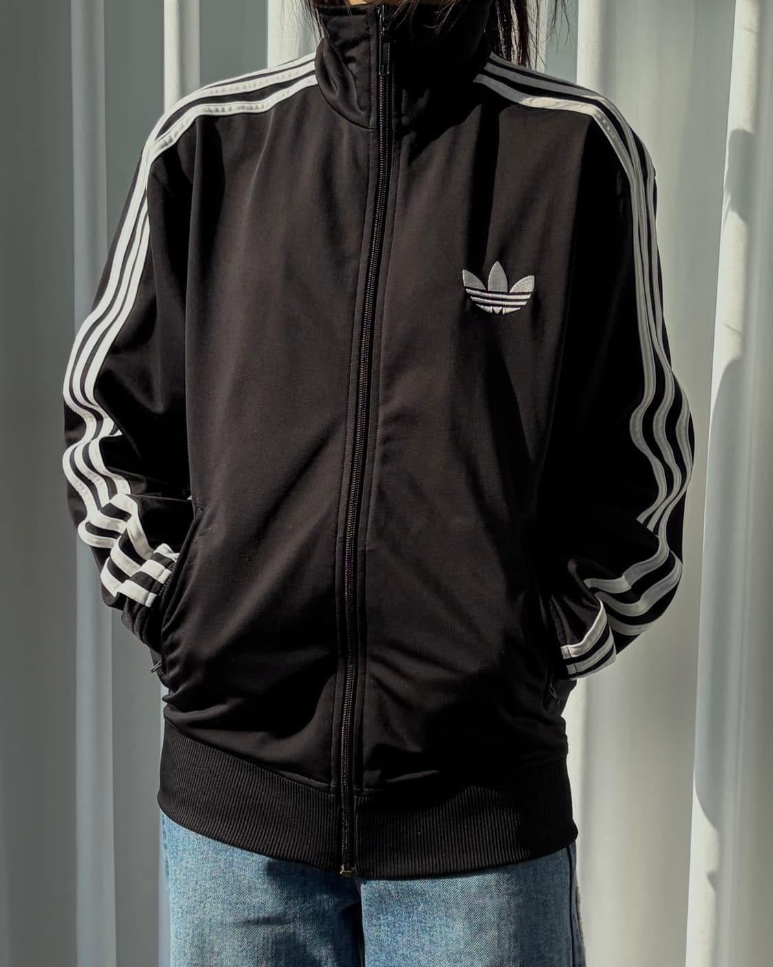 [M]아디다스 구형 파이어버드 블랙 트랙탑 져지 상품이미지1