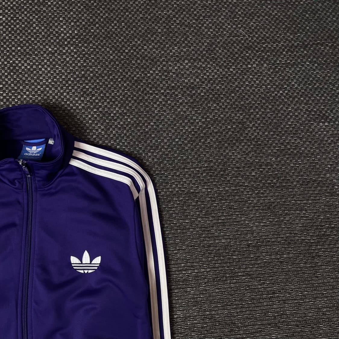 아디다스 퍼플 구 파이어버드 트랙탑 져지 S 상품이미지3