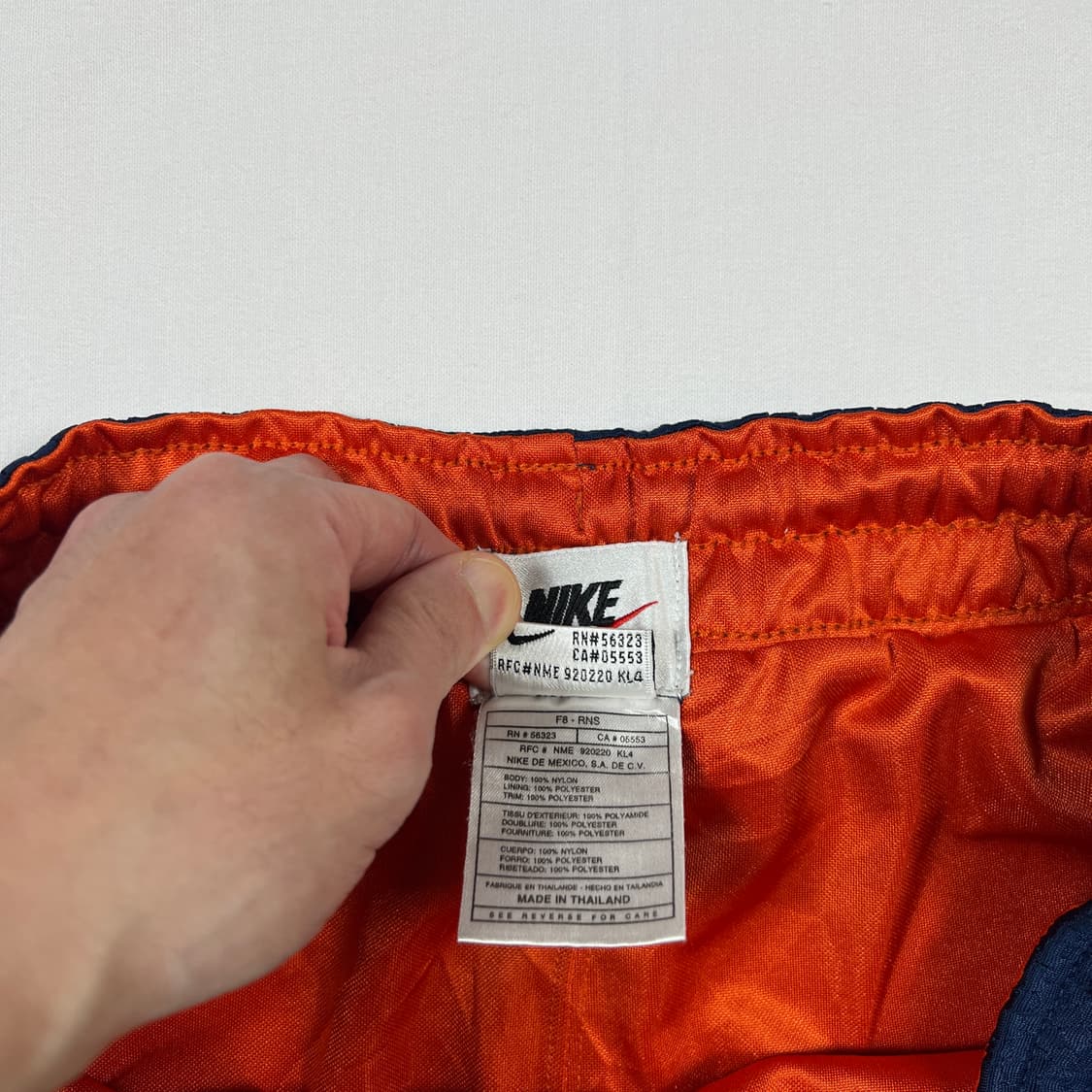 90‘s 나이키 nike 스펠아웃 스우시 리버시블 메쉬 반바지 상품이미지6
