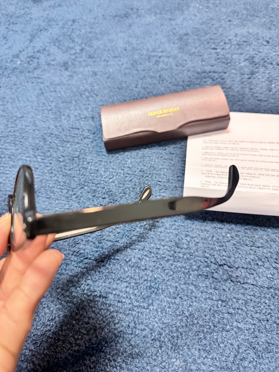 올리버피플스 쉘드레이크 블랙 안경 상품이미지6