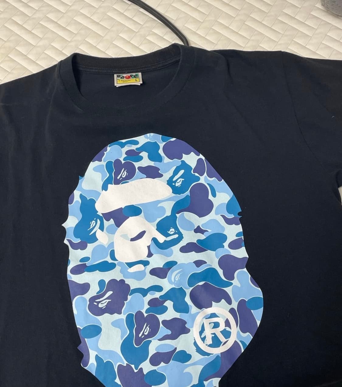 베이프 abc 카모 반팔 상품이미지1