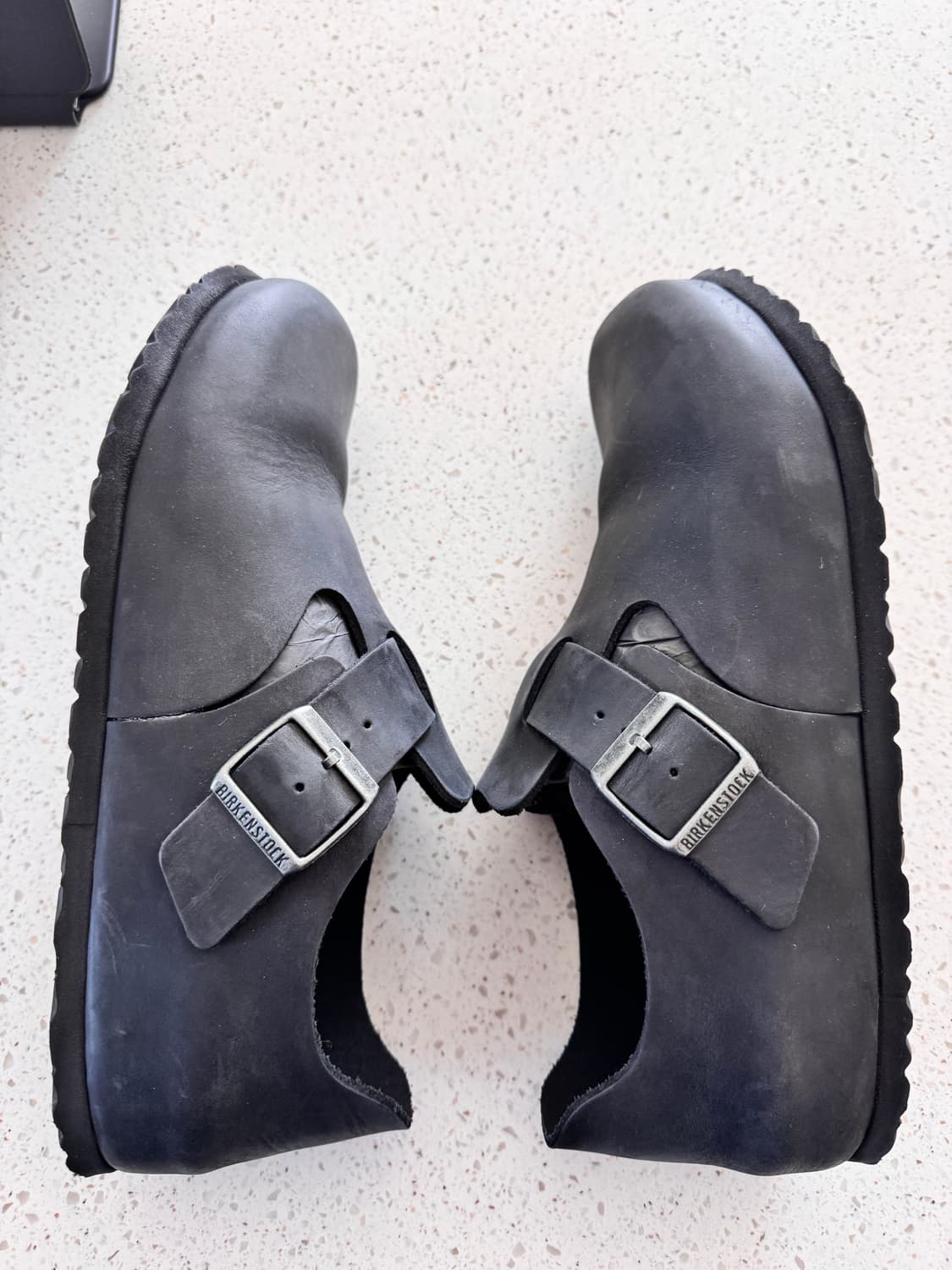 버켄스탁 런던 오일드 레더 블랙 레더 44사이즈 상품이미지5