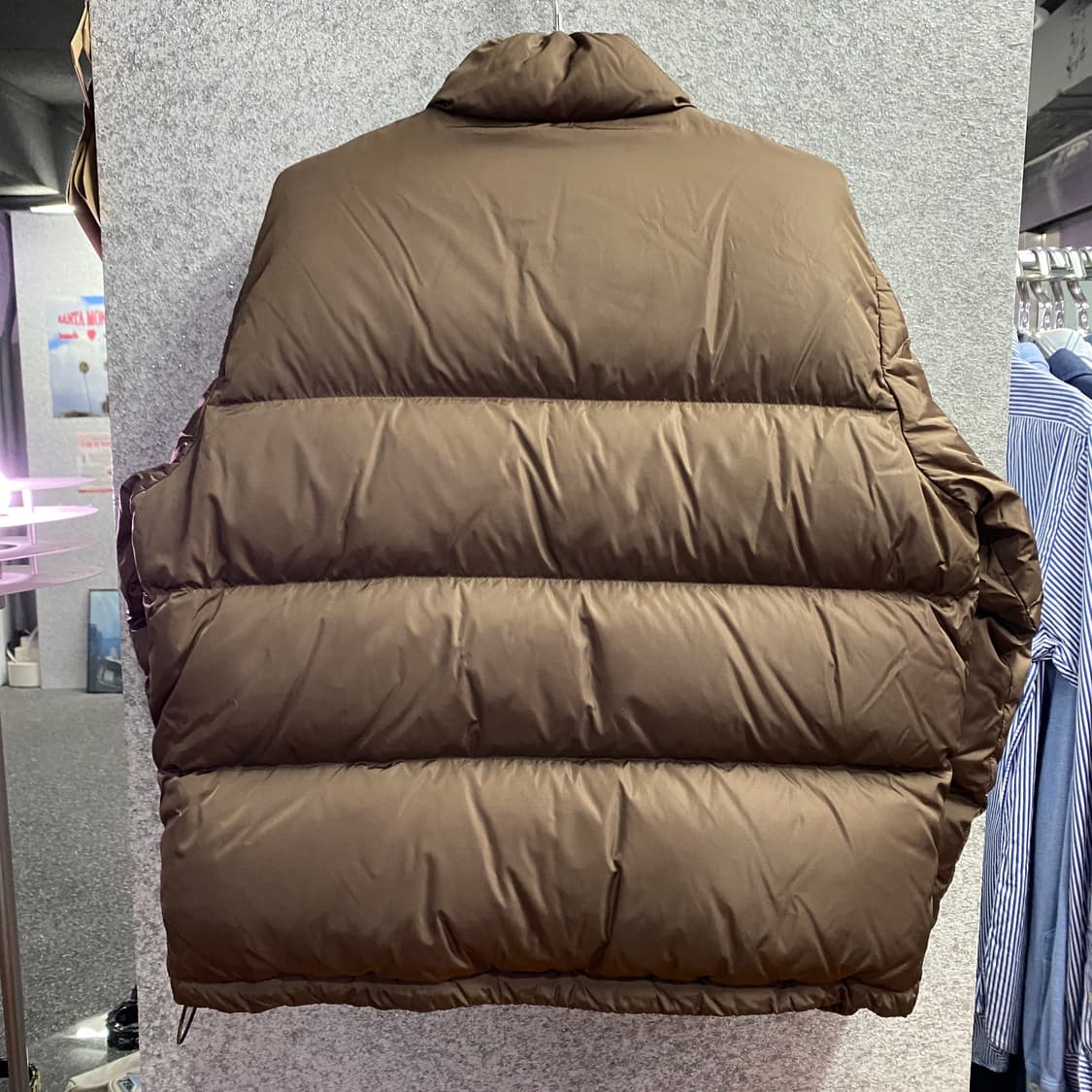 마리떼 프랑소와 저버 스몰로고 클래식 브라운 덕 다운 패딩 B3966  상품이미지5