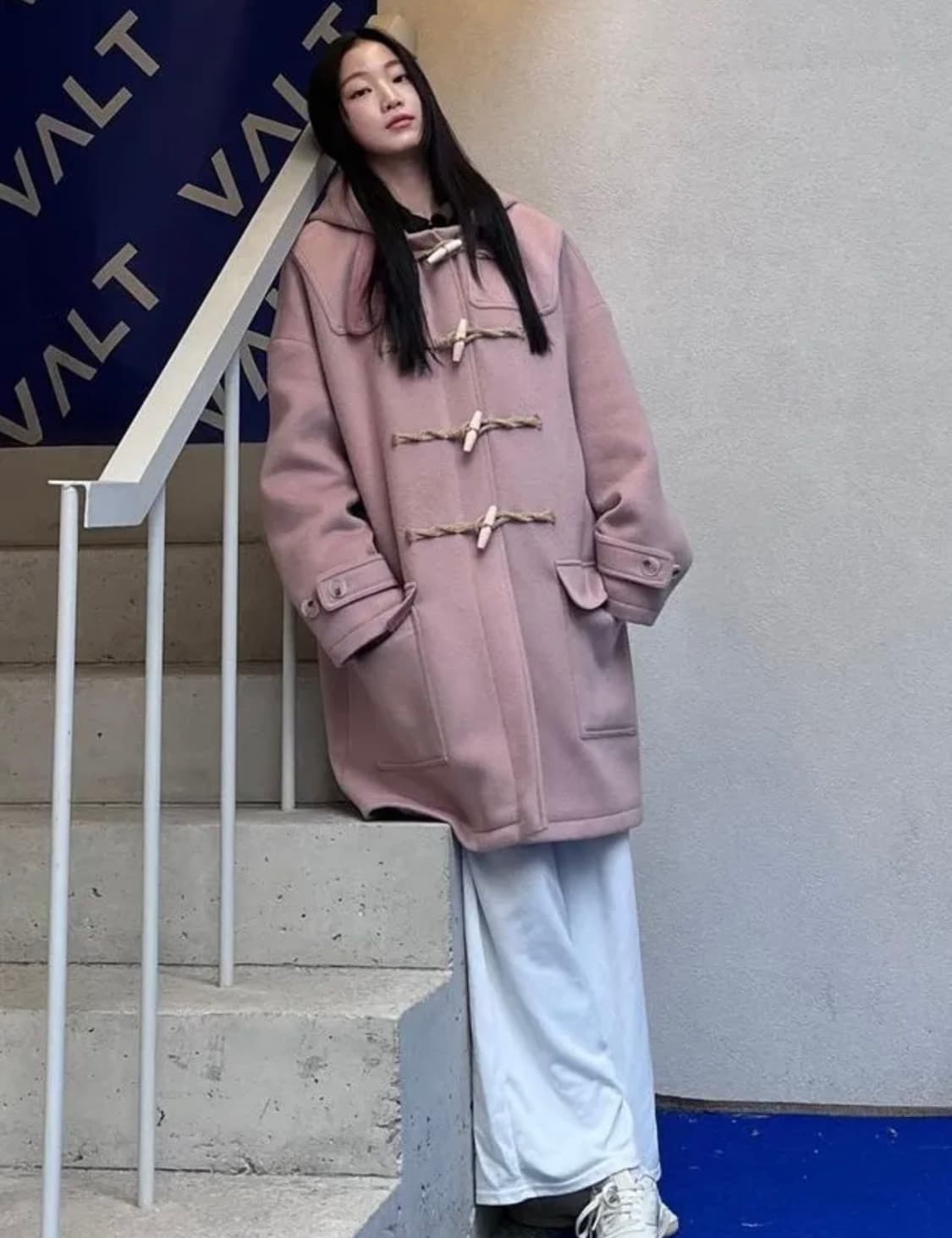 Oversized Duffle Coat (PINK) 상품이미지1