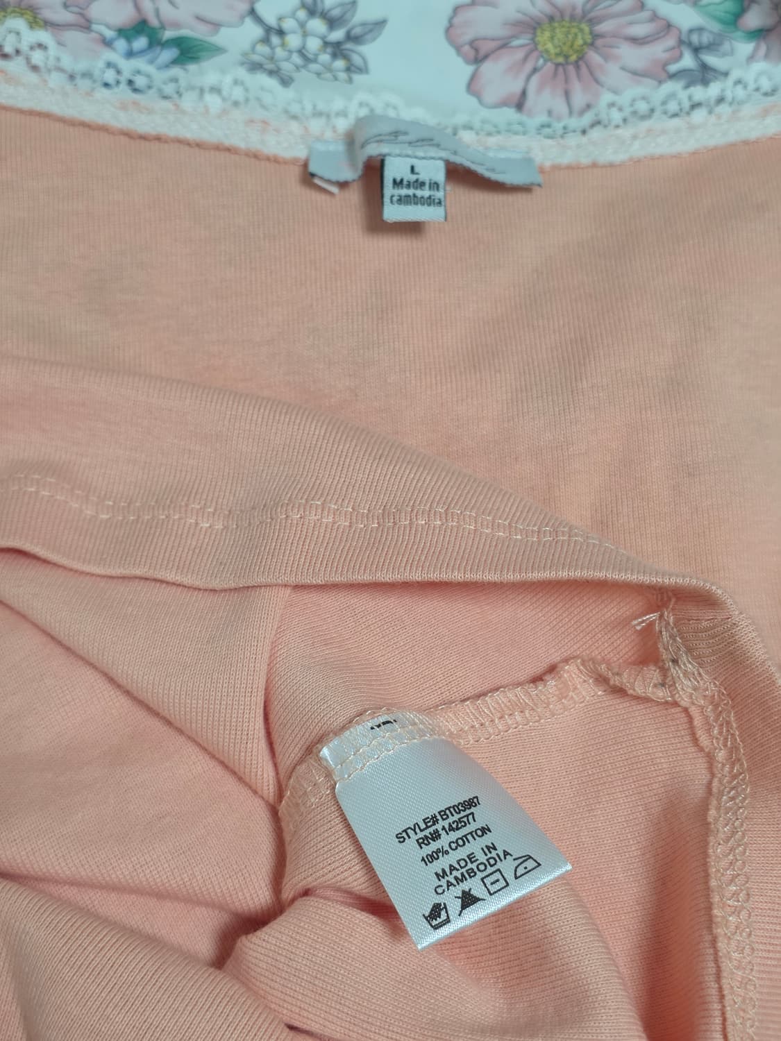 빈티지)핑크 발레코어 히메갸루 레이스리본크롭스퀘어넥 롱슬리브긴팔티셔츠 상품이미지4