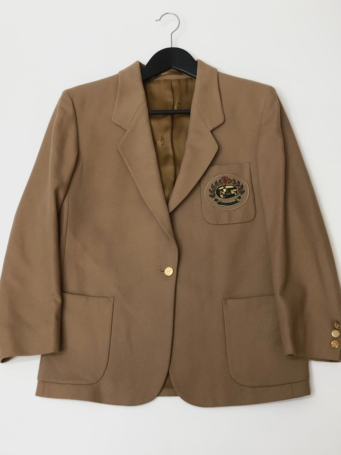 Berberry 버버리 아카이브 금장 울 블레이저 자켓 상품이미지3