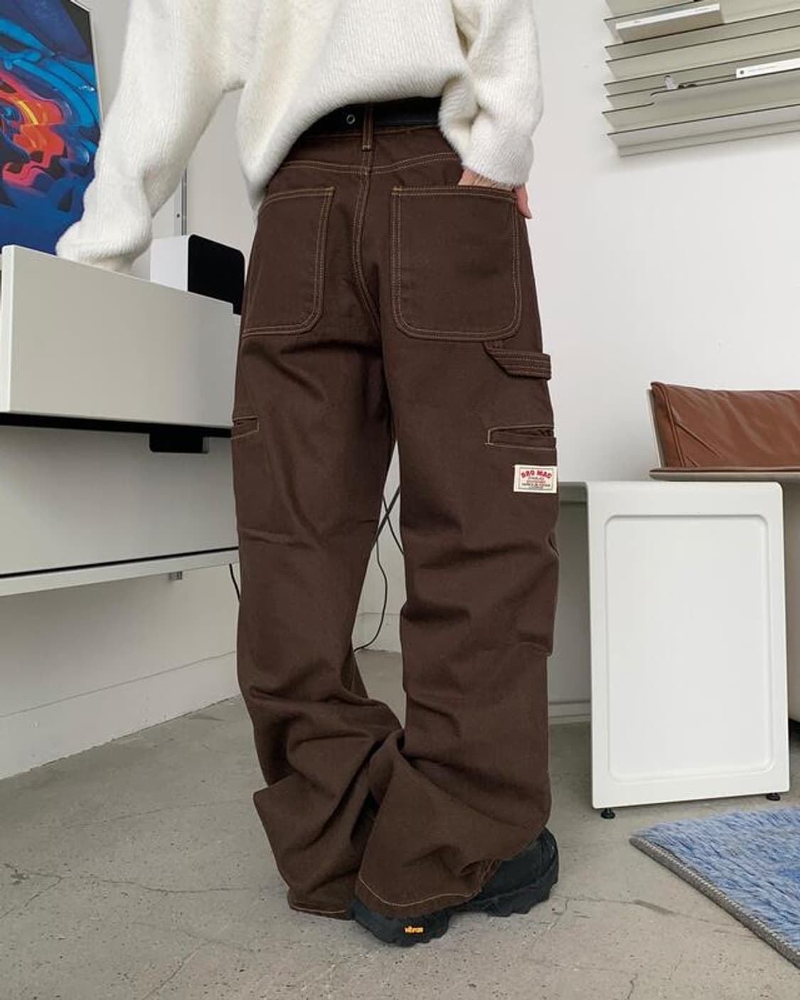 릿킴 카펜더 트윌 워크 팬츠 브라운 상품이미지1