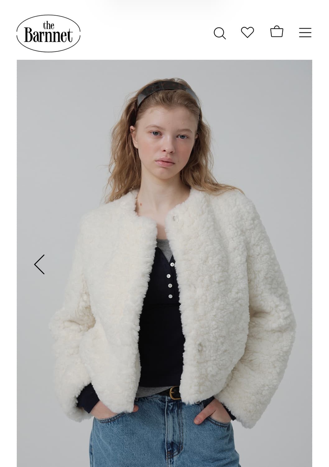 더바넷 Nuvelle Fur Jacket 누벨 퍼 자켓 M 상품이미지1