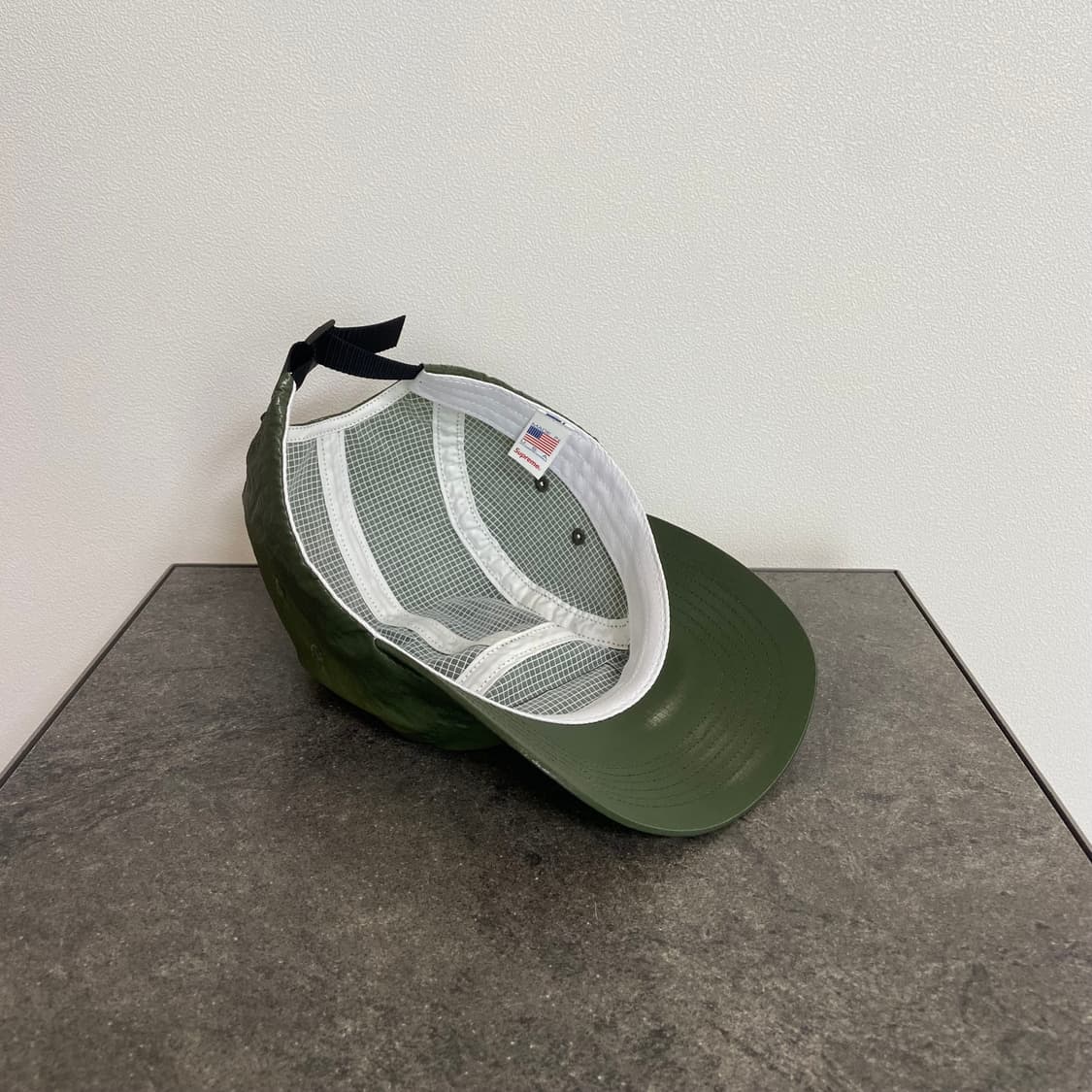 슈프림 립스탑 카키 박스로고 캠프캡 모자 상품이미지6
