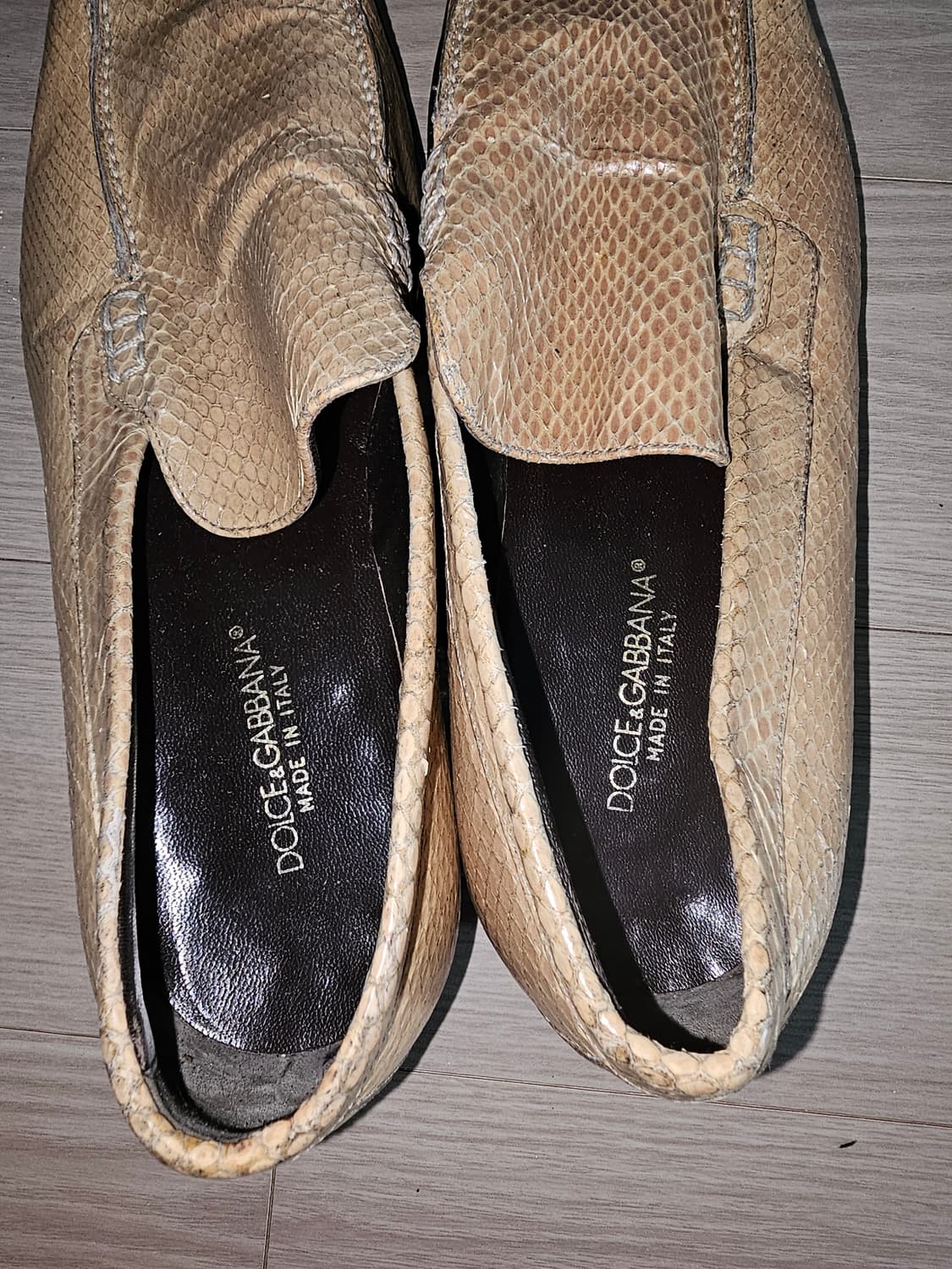 돌체앤가바나 뱀피가죽 구두 상품이미지3