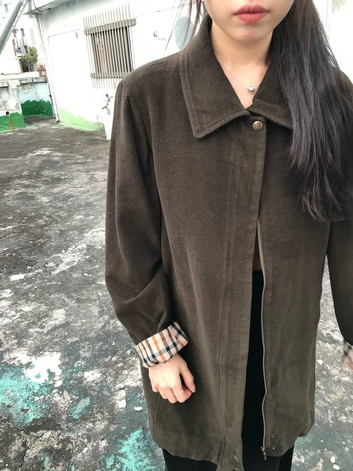 닥스 올리브 브라운 코트 상품이미지7