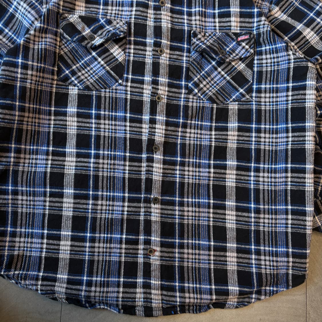 디키즈 정품 해비 코튼 체크 긴팔 셔츠 상품이미지4