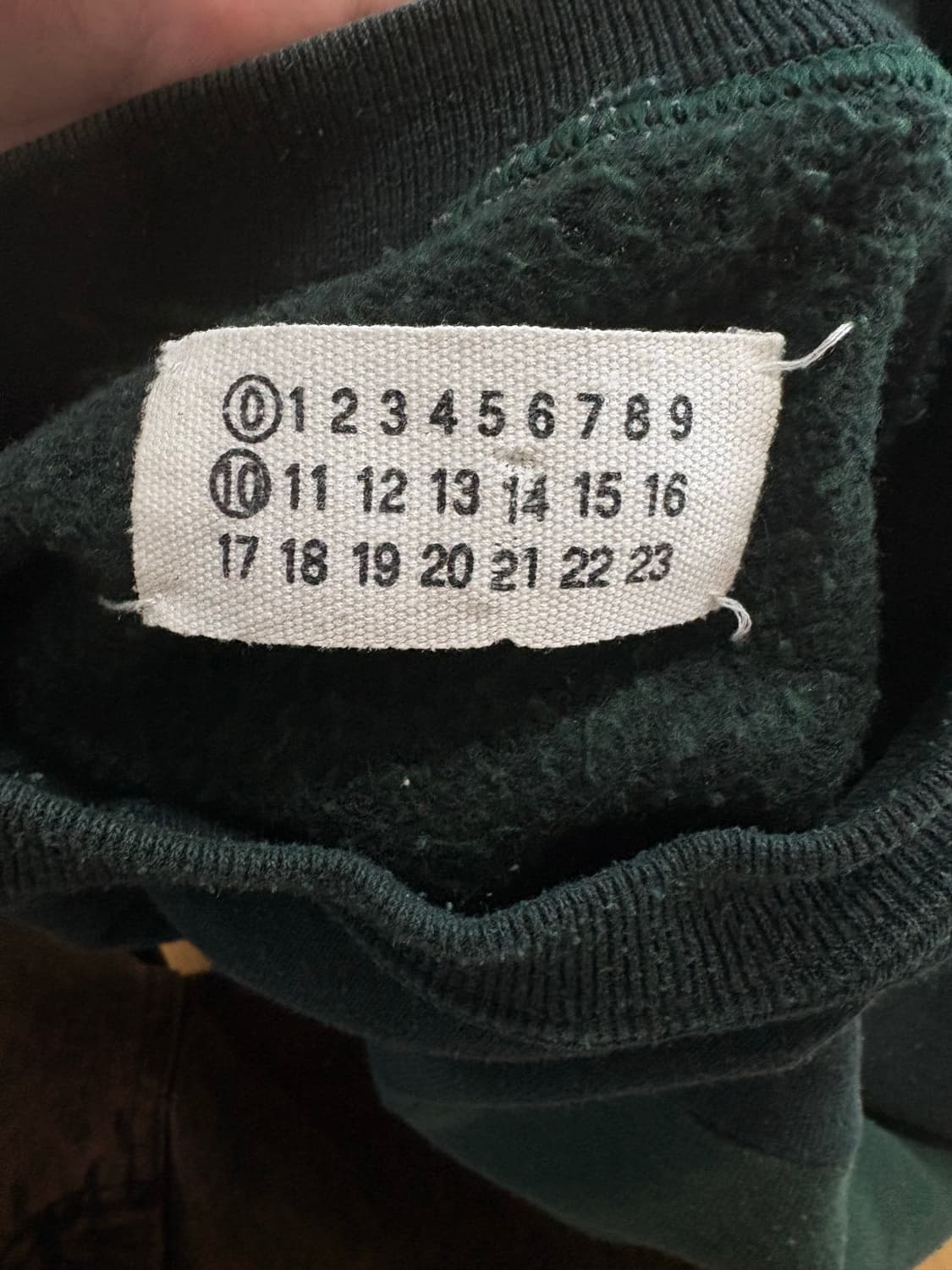 마르지엘라 아티저널 1999 patched sweater 상품이미지4