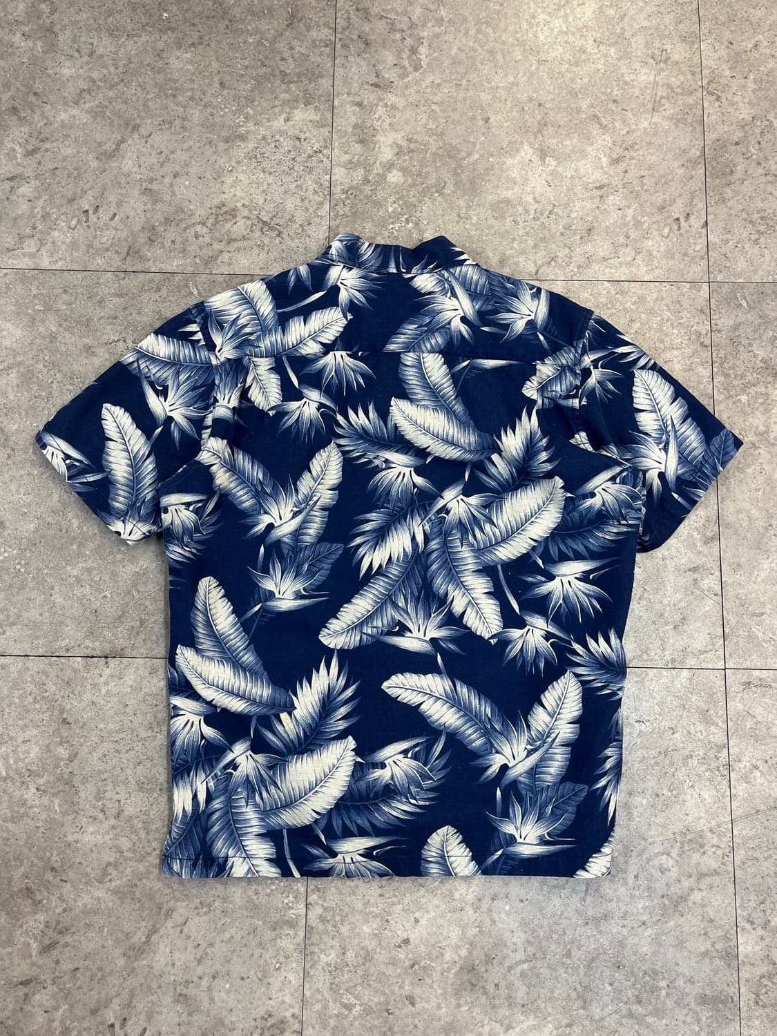 디아프바인 하와이안 반팔 셔츠 네이비 L #csz3509 상품이미지7