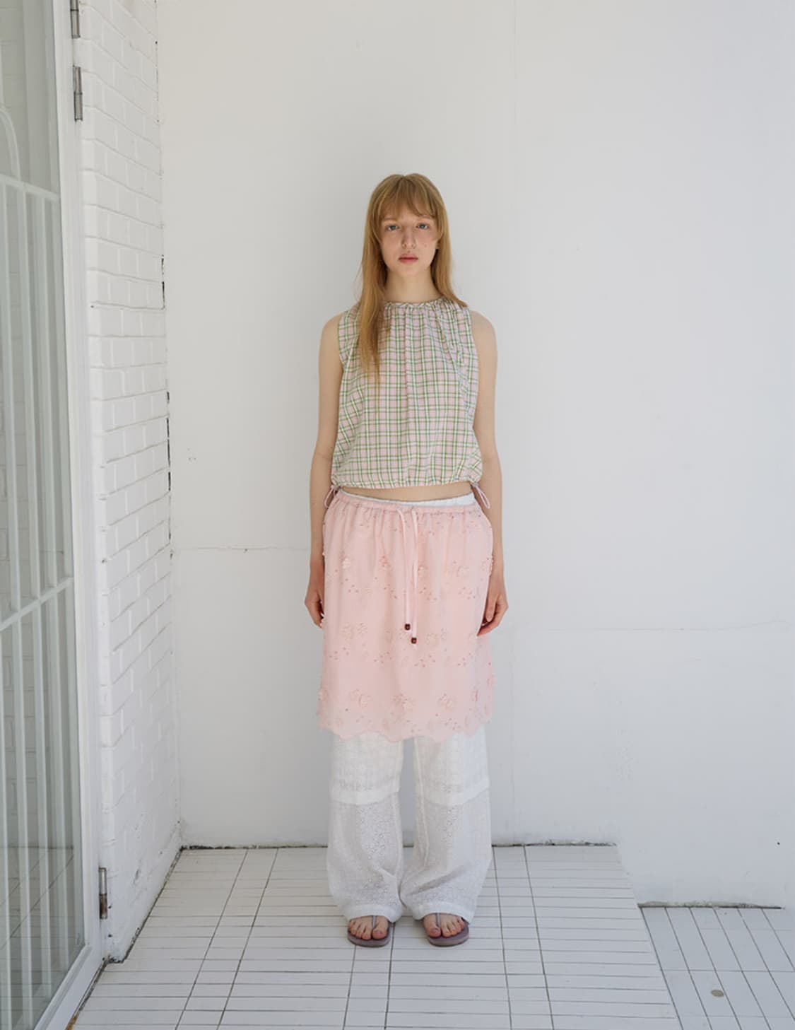 새상품 펀프롬펀 Double Lace Pants 상품이미지2