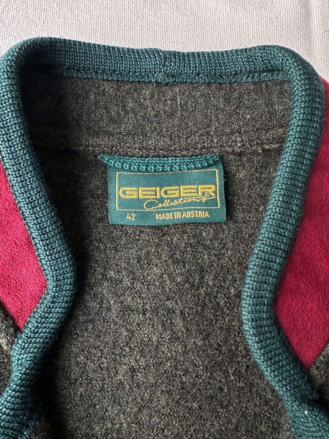 가이거 퓨어울 자켓 42 made in Austria 상품이미지3