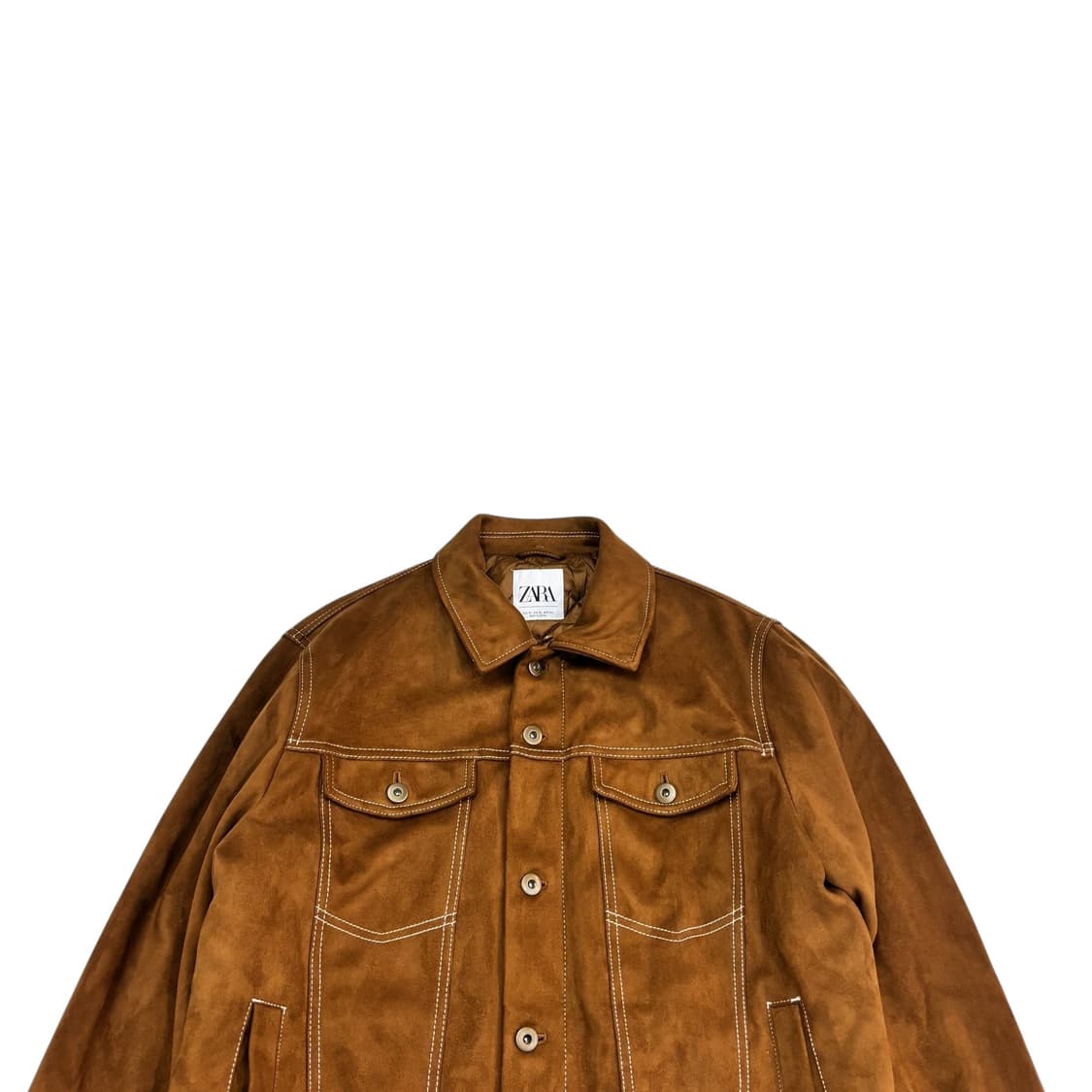 자라 스웨이드 안감 누빔 자켓 상품이미지2