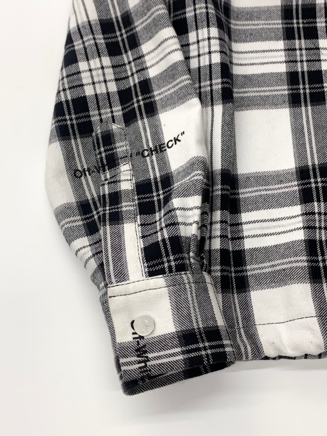 Off White 오프화이트 18SS 체크 플란넬 셔츠 자켓 상품이미지6