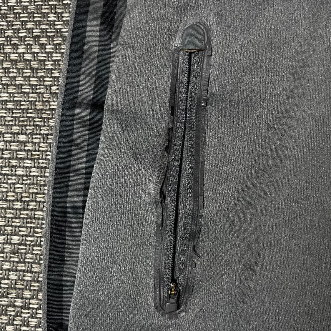 아디다스 차콜 트랙탑 져지 100 상품이미지5