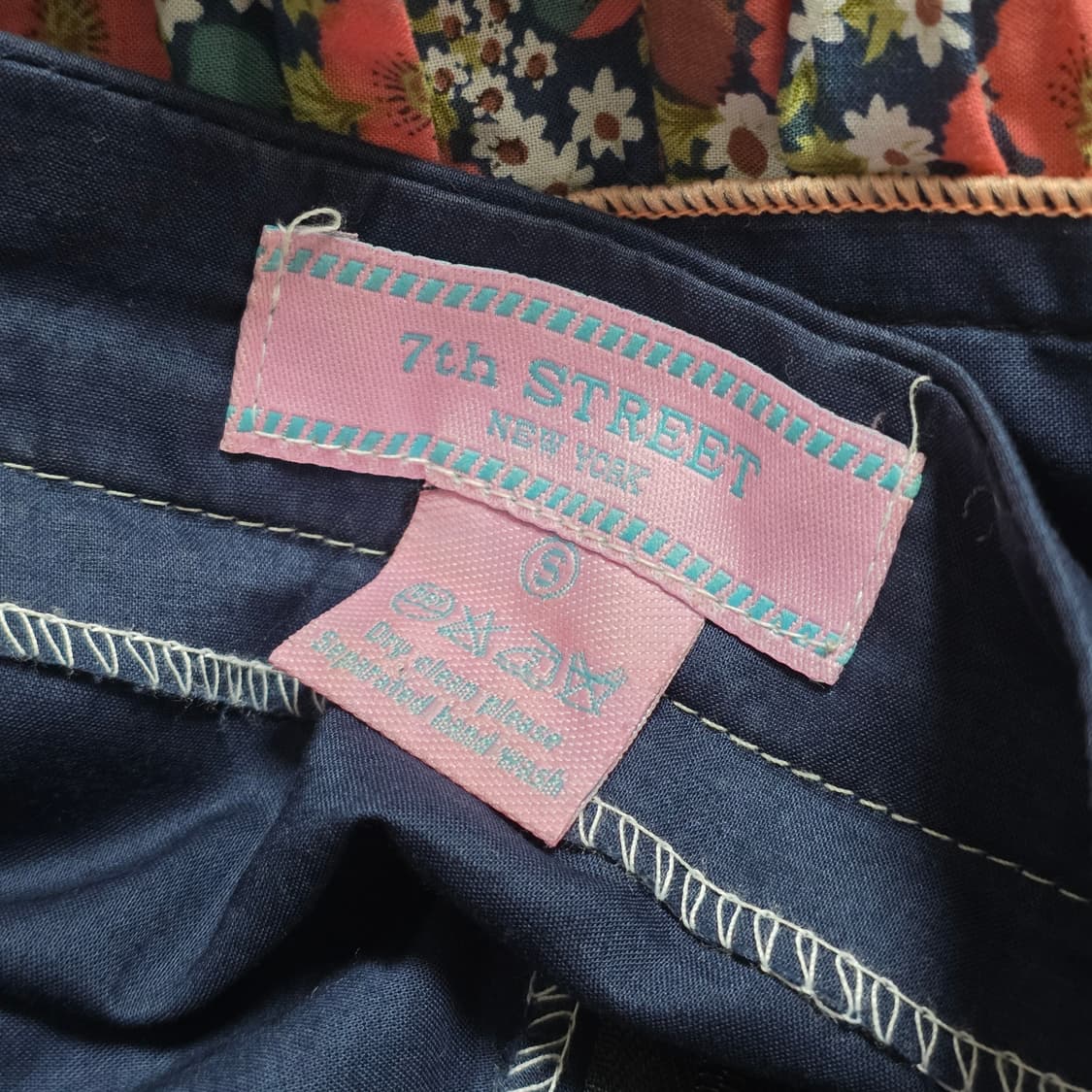 뉴욕빈티지)패치워크 플로럴 보헤미안 히피 스즈코모리걸 캉캉롱스커트 상품이미지4