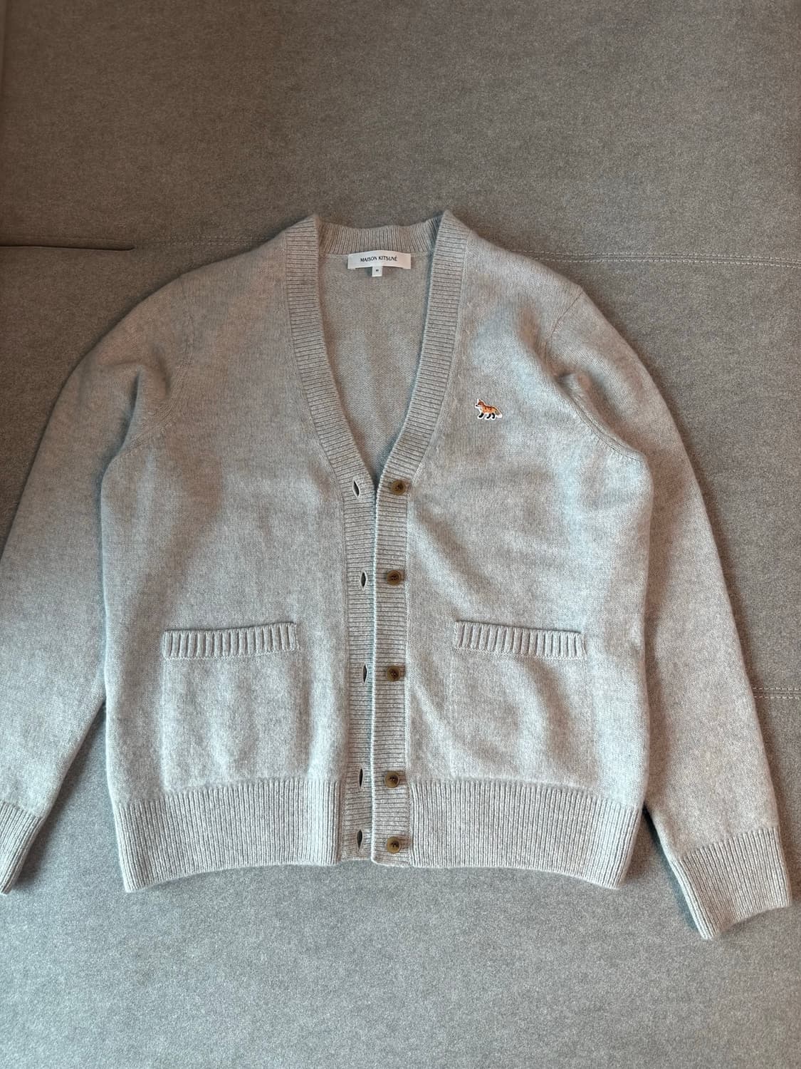 [M] 메종키츠네 폭스 패치 가디건 상품이미지1
