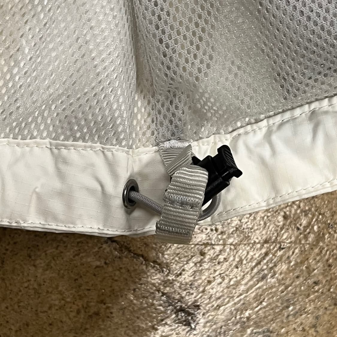 [정품/M] 노스페이스 화이트 바람막이 HYVENT b14 상품이미지7