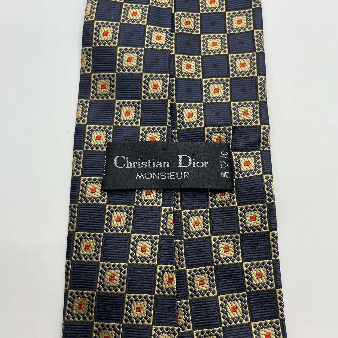 637) (Christian DIOR) 크리스찬 디올 패턴 넥타이 상품이미지5