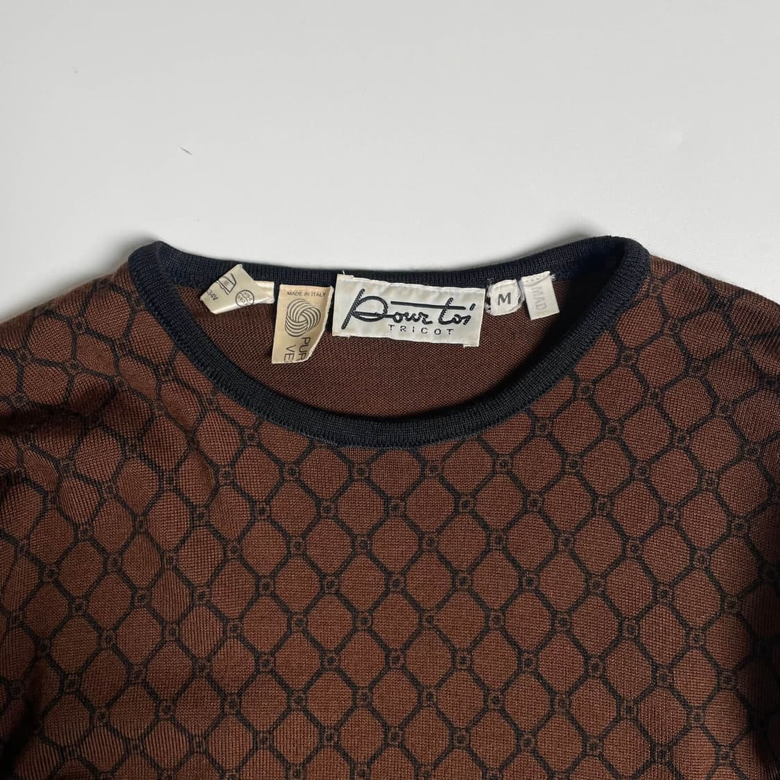 80's pour toi  액자 울 100 니트 (italy)   상품이미지8