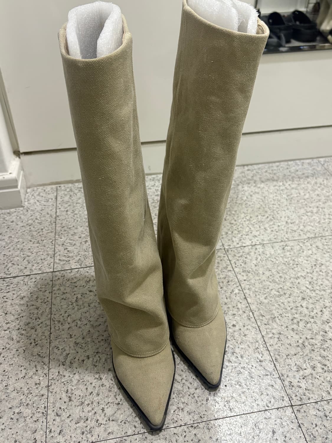 스틸레토 폴딩 롱부츠 230사이즈 상품이미지8