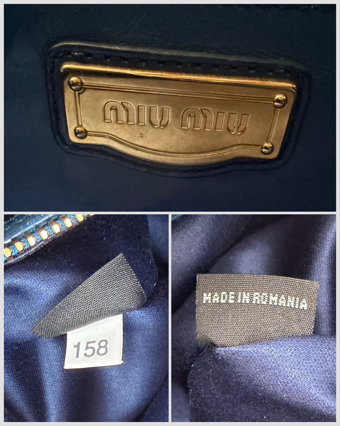 미우미우 비텔로 샤인 Oceano 2-Way Bag 상품이미지9