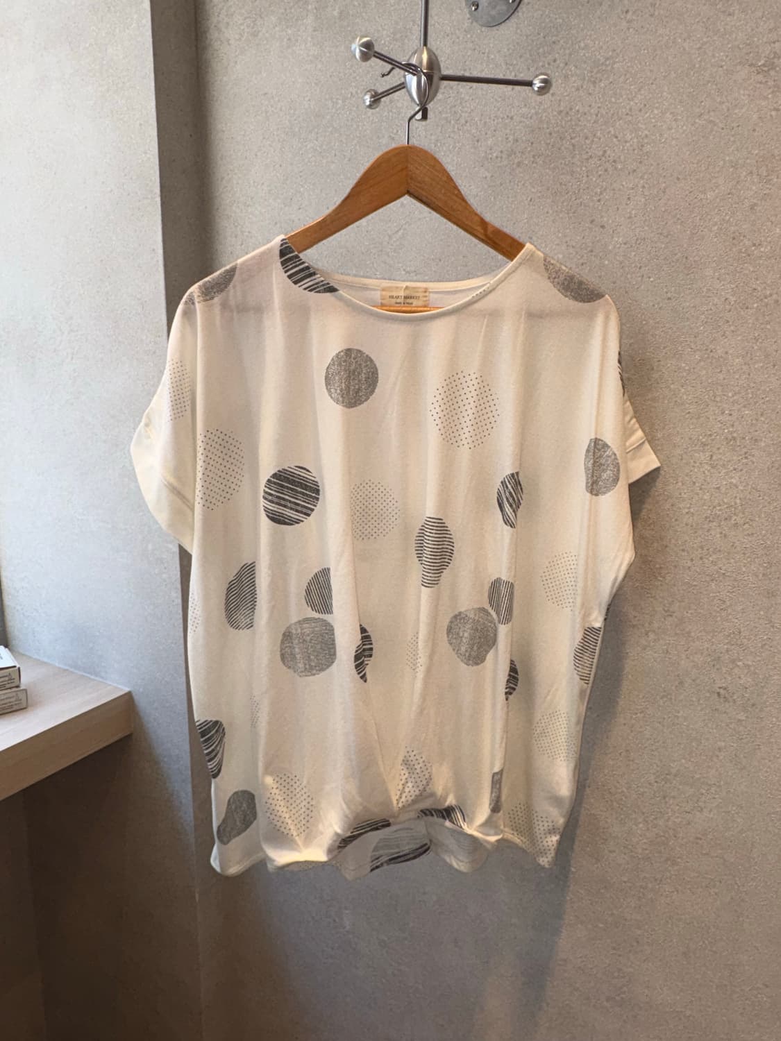 polla dot blouse 상품이미지4