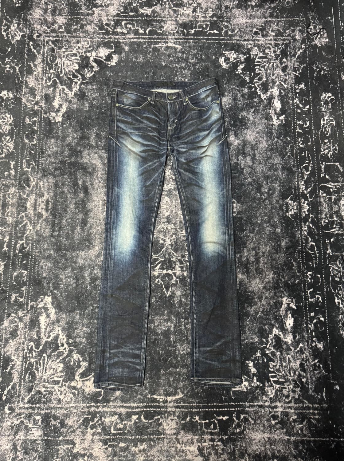 Fuga washed design denim pants 상품이미지1