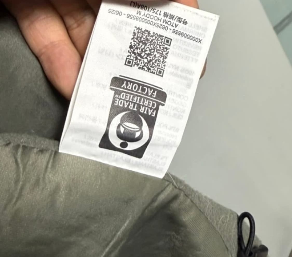 아크테릭스 아톰 L  사이즈  상태 9.4/10  고질병인 보풀 없습니다 상품이미지3