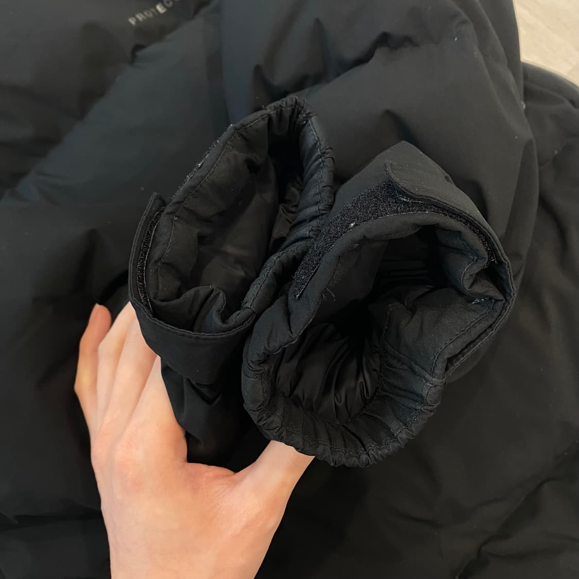 K2 롱패딩 구스다운 블랙 100 L 상품이미지8