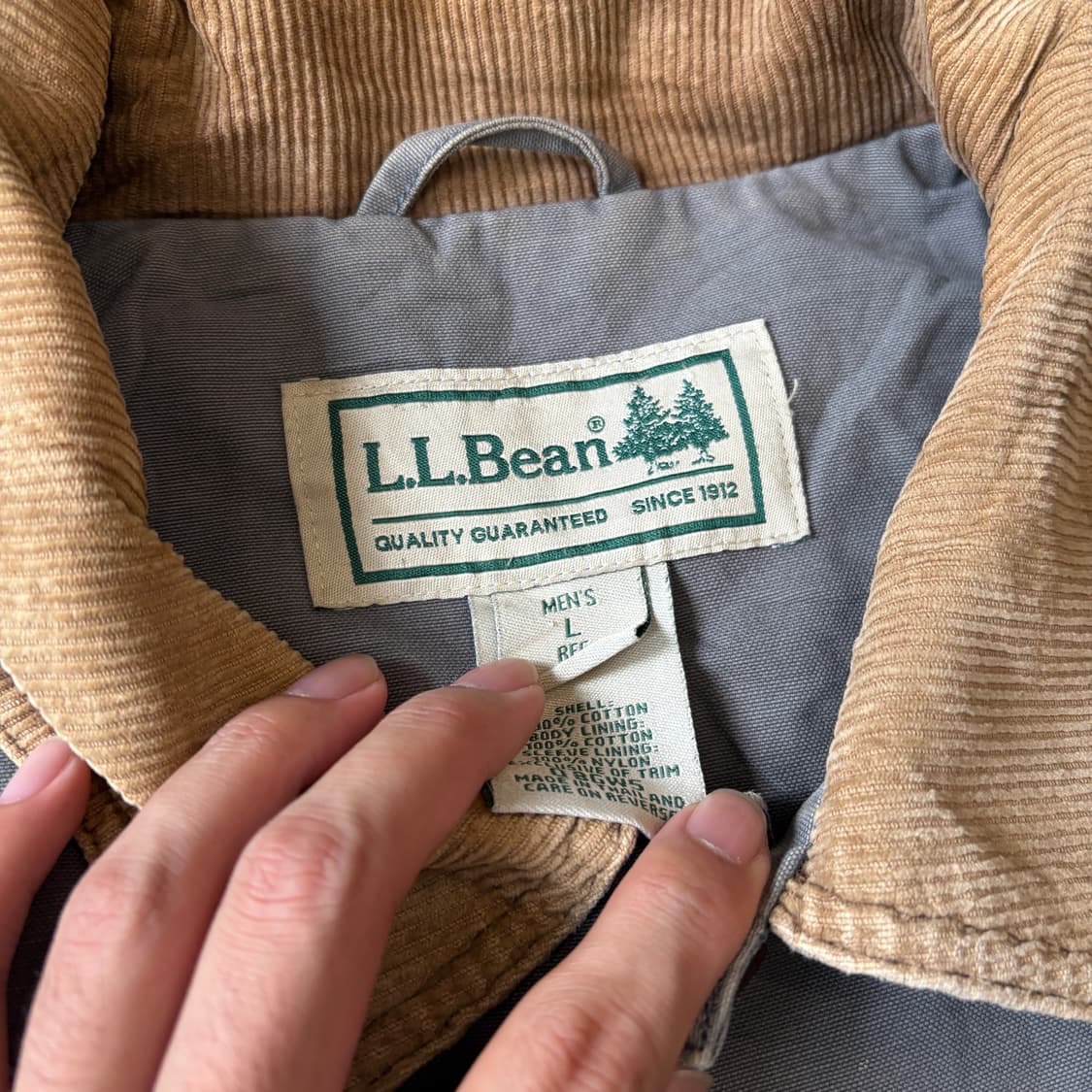 L.L.bean 정품 엘엘빈 다크 블루 헌팅 자켓  상품이미지4