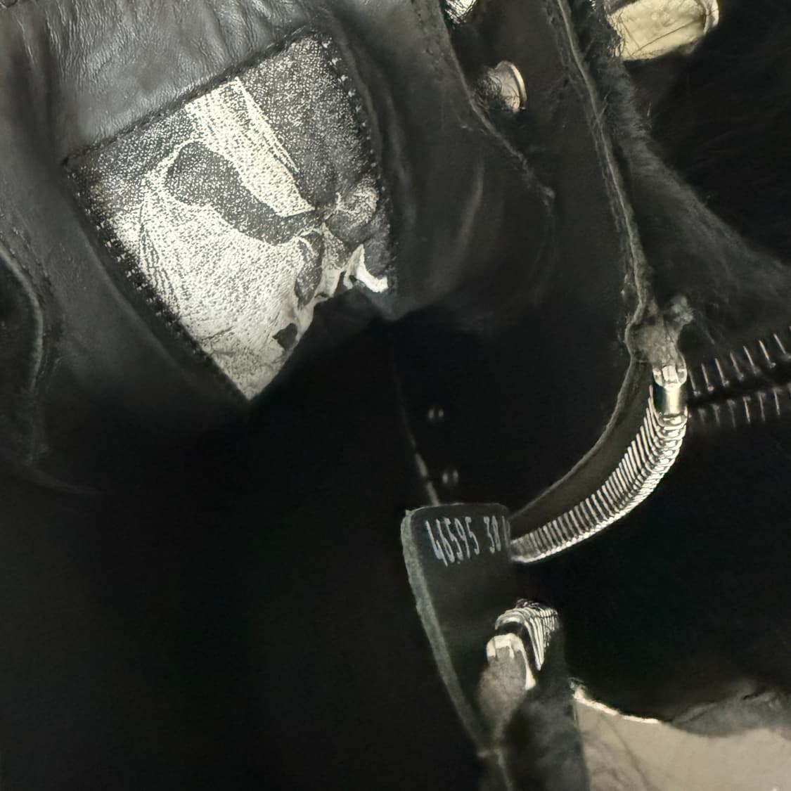 릭오웬스 헤어리 송치 라몬즈 하이 상품이미지6