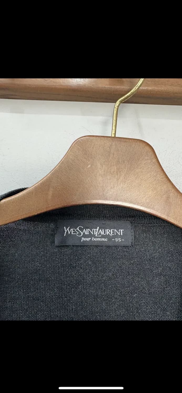 입생로랑 체크 패턴 가디건 H1403 상품이미지5