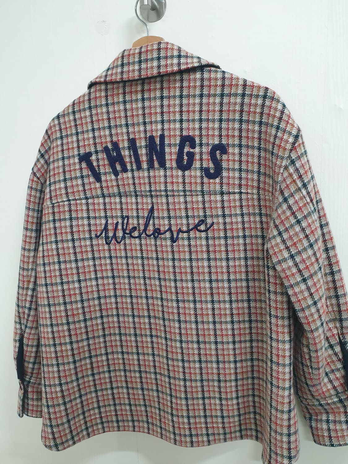 a.t.corner 체크 셔츠형 자켓 66사이즈 상품이미지9