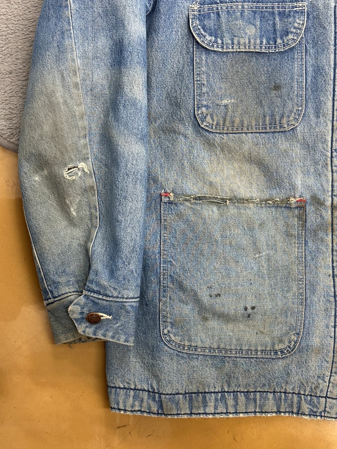 80s Big Ben 데님 초어 자켓 XL 상품이미지5
