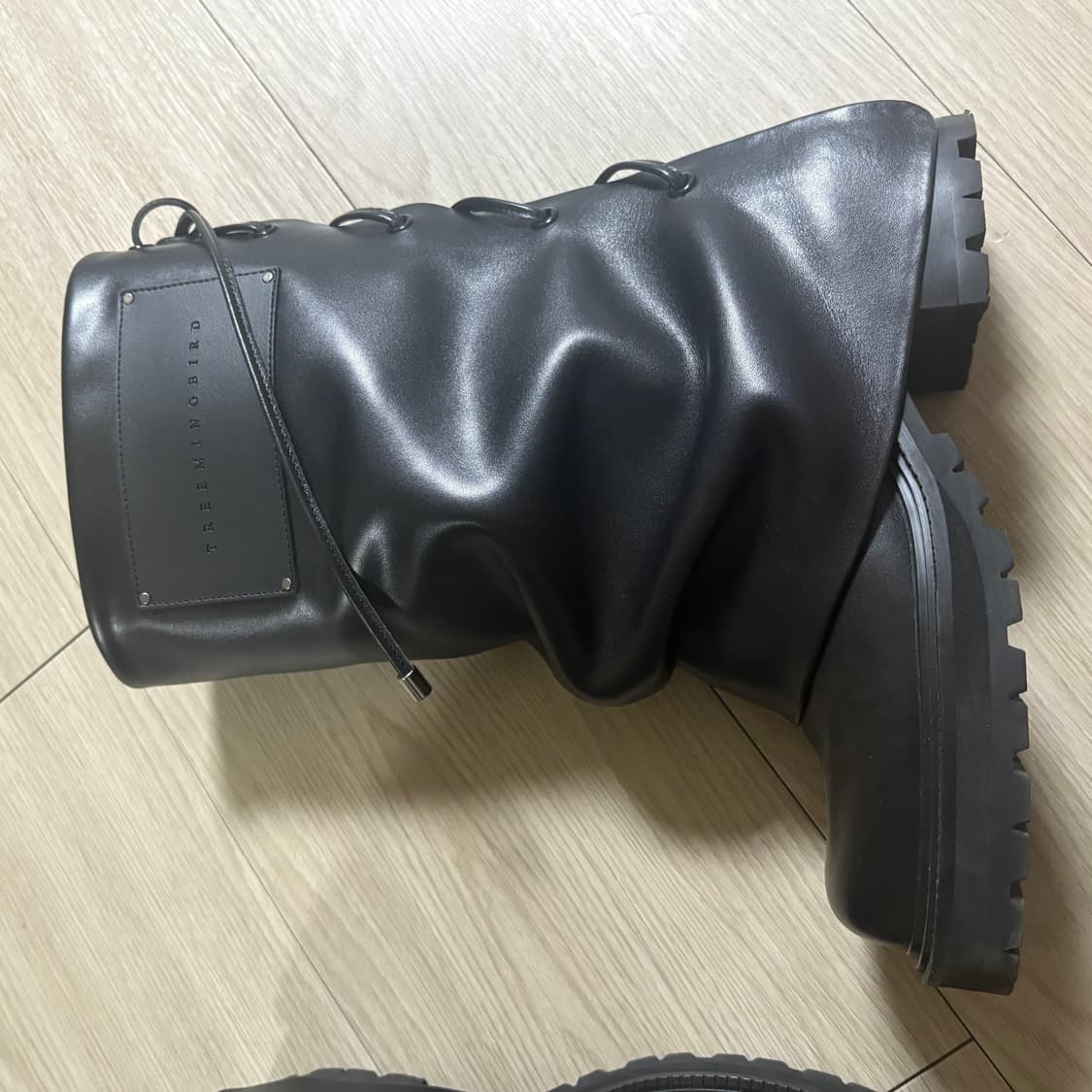 트리밍버드 Folded Lace-up Cowhide Boots 230 상품이미지4