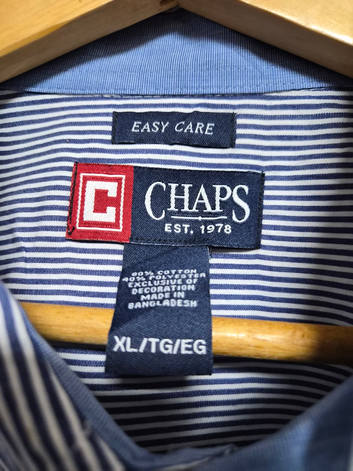 챕스Chaps 스트라이프 셔츠 XL사이즈 - S292 상품이미지4
