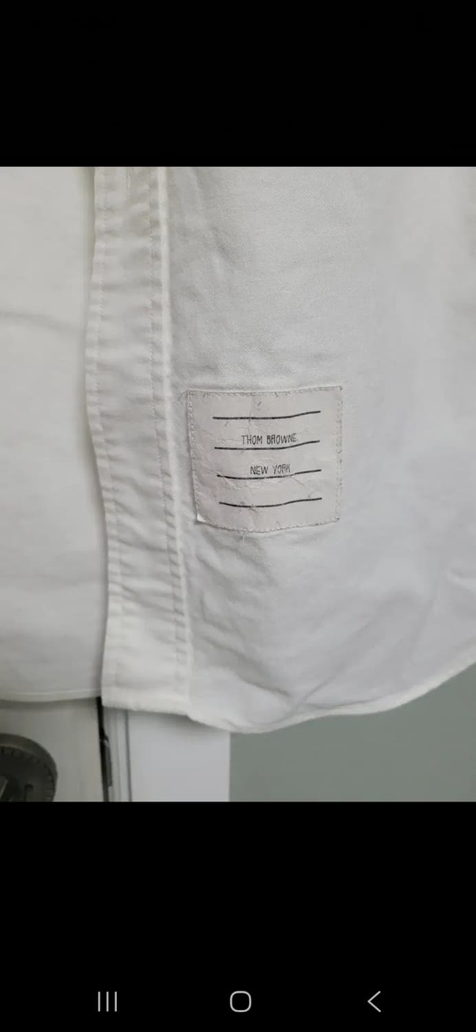 톰브라운 옥스퍼드 히든 셔츠 삼선 4사이즈(105) 정품 상품이미지3