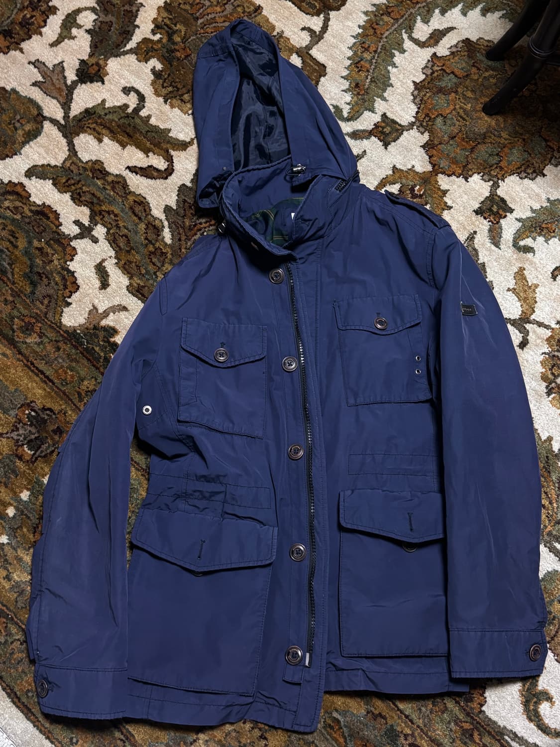 빈폴 남성 야상 바람막이 자켓 105사이즈 네이비 상품이미지1